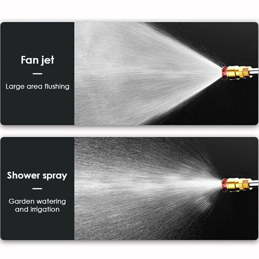 2 Battery Cordless Water Spray Gun Portable High Pressure Car Washer Cleaner