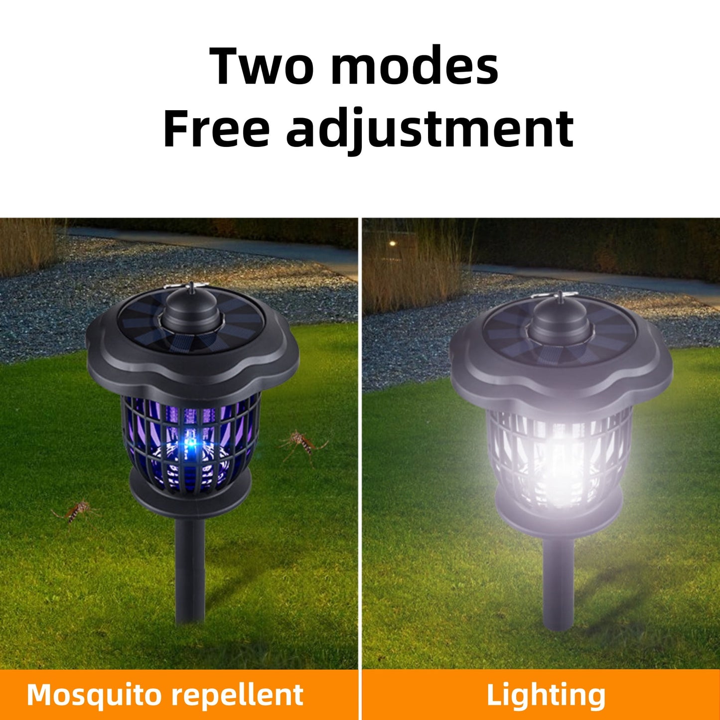 Outdoor Mosquito Killer Light, 2 Pack, Waterproof LED Bug Zappers for Yard & Patio
