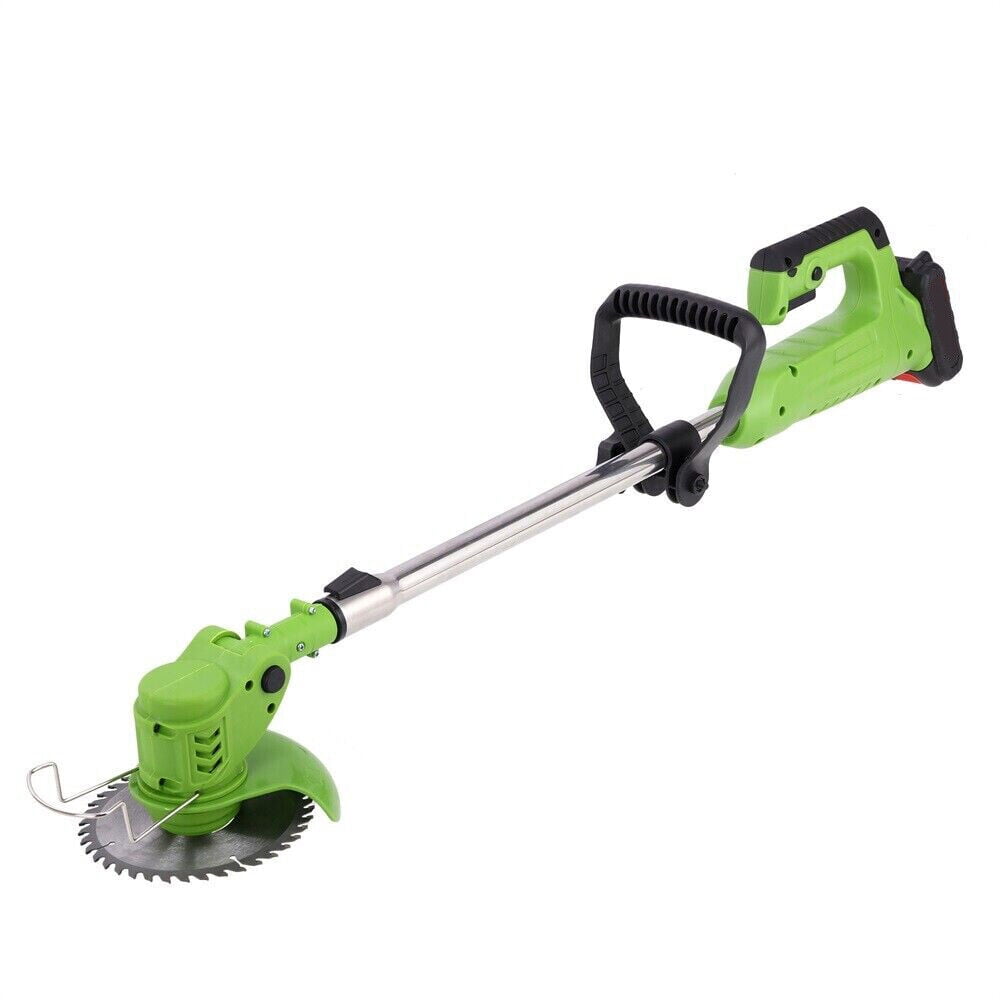 Electric Cordless Grass String Trimmer Lawn Edger Weed Eater Cutter + 2 Battery