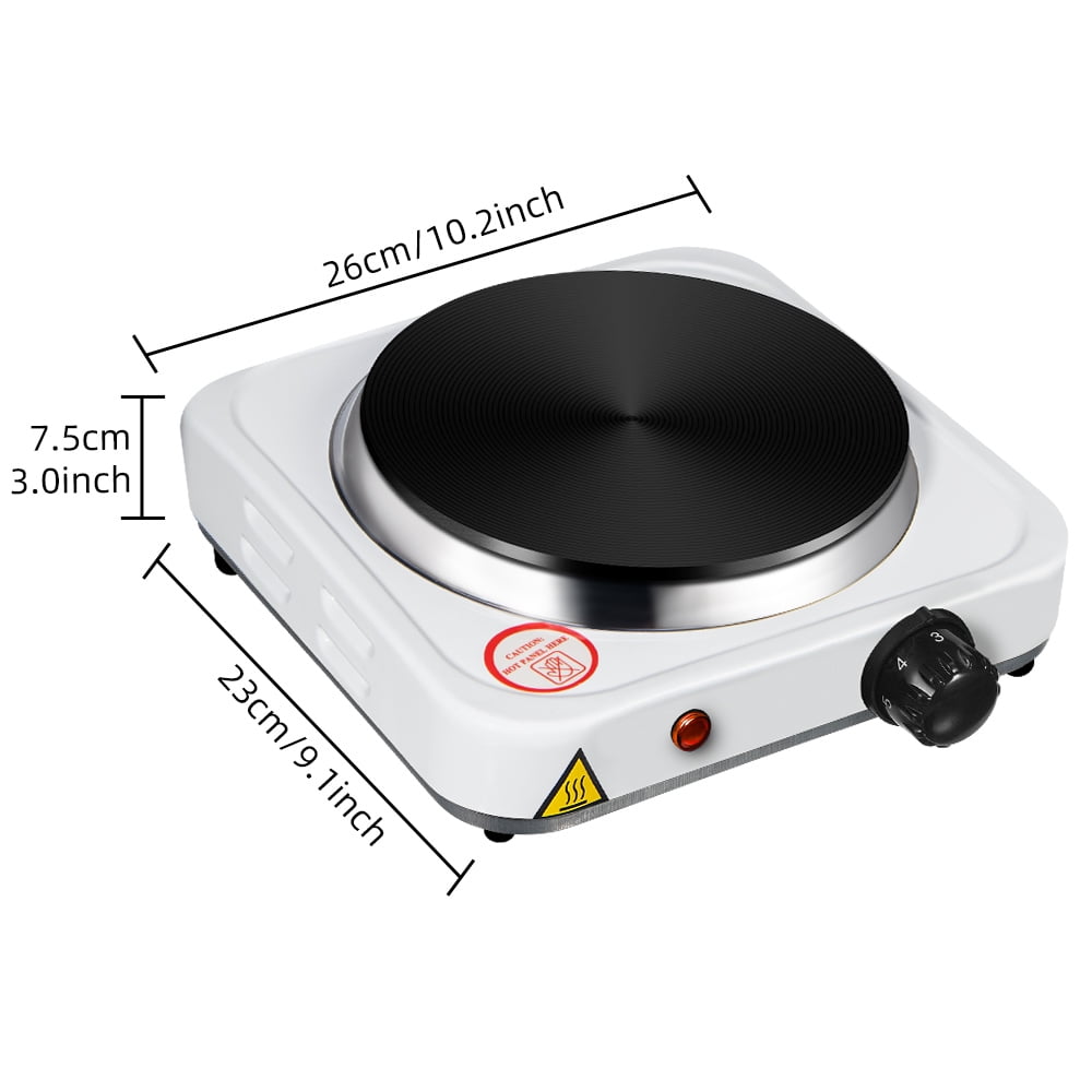 JahyShow Single Burner, Hot Plate 1000W with Temperature Control