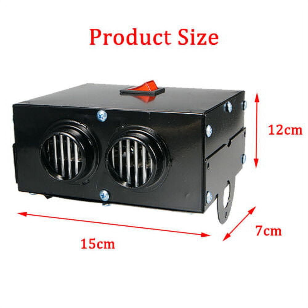 400W 12V Car Truck Auto Portable Electric Heater Heating Cooling Fan Defroster