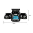 4 Channel Dash Cam Front, Left, Right and Rear, Front and Rear Inside, 360°Panoramic Driving Recorder HD Car Cameras Night Vision