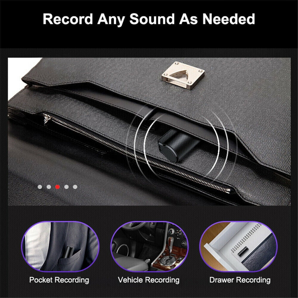 Mp3 Spy Magnetic Recording Device Hidden Voice Activated Mini Audio Recorder (8GB)