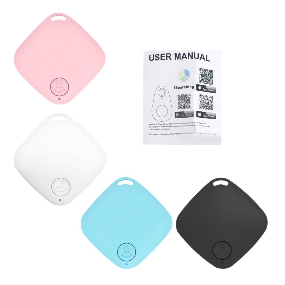 4 Pack Tile Smart GPS Tracker Wireless Bluetooth Anti-Lost Wallet Key Pet Finder