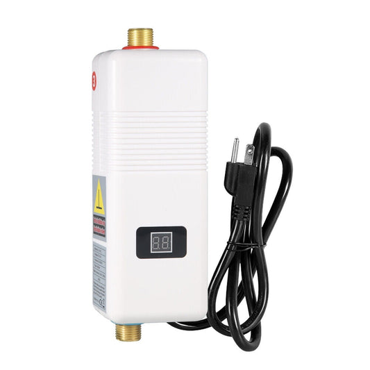 110V 3000W Tankless Electric 3-Second Instant Hot Water Heater For Kitchen and Bathroom