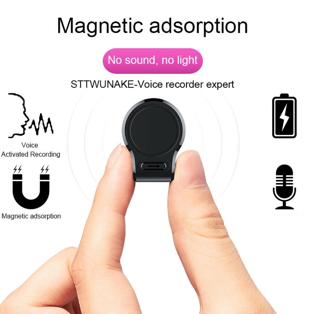 Mp3 Spy Magnetic Recording Device Hidden Voice Activated Mini Audio Recorder (8GB)