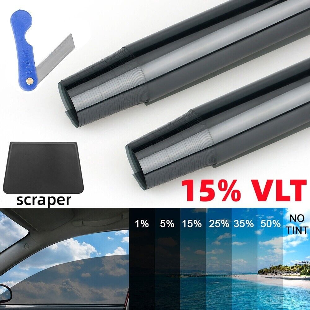 JahyShow Uncut Window Roll Tint Film 15% VLT In FT Feet Car Office Commercial Car Home