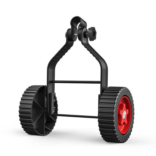 Portable Lawn Mower Support Wheel - Adjustable Height - Sturdy Plastic & Metal Construction - Easy Installation - Multipurpose Tool