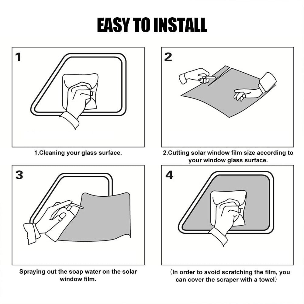 JahyShow Uncut Window Roll Tint Film 15% VLT In FT Feet Car Office Commercial Car Home