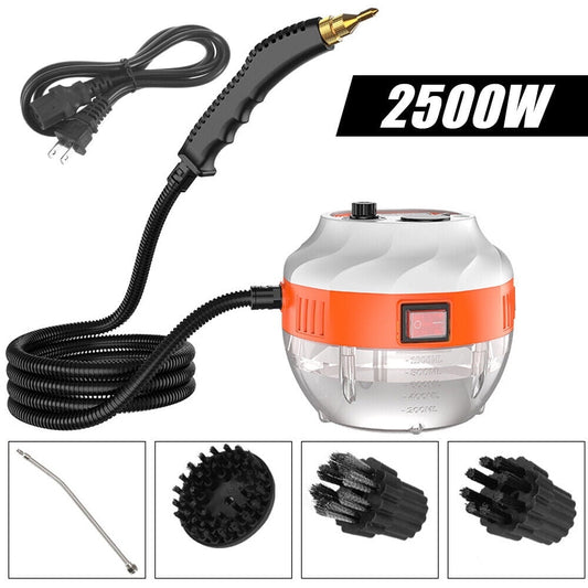 2500W Steam Cleaner, High-Pressure Steamer for Cleaning, Handheld PortableSteam Cleaners for Home Use, Steamer for Car Detailing, Steam Cleaner forUpholstery, Kitchen, Bathroom, Grout and Tile