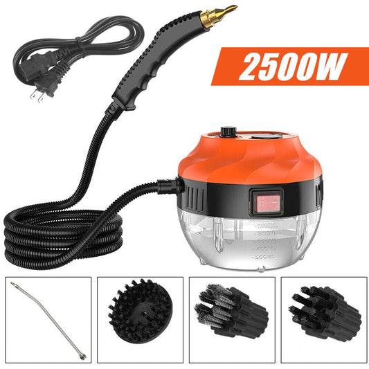 2500W Steam Cleaner, High-Pressure Steamer for Cleaning, Handheld Portable Steam Cleaners for Home Use, Steamer for Car Detailing, Steam Cleaner for Upholstery, Kitchen, Bathroom, Grout and Tile