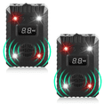 2Pack Ultrasonic Rodent Repellent for Car Engines, Keep Animal Away from Car with Ultrasound and LED Rodent Defense Vehicle Protection