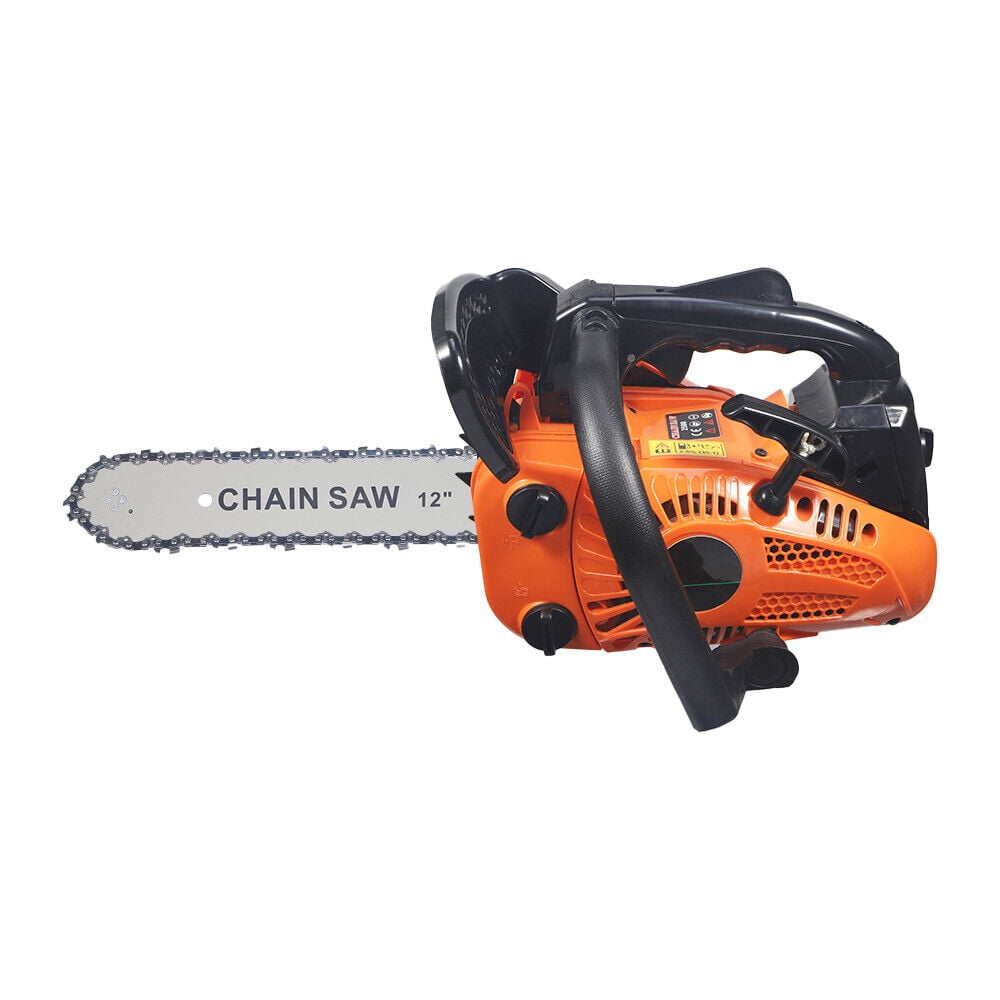 Premium 2500 ChainSaw Gasoline Engine Anti-Vibration Handle 12'' Bar Chain Orange
