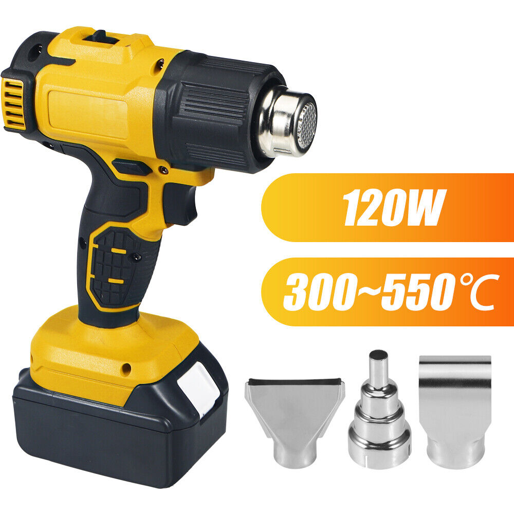 Portable Handheld Cordless Electric Heat Gun with 1500mAh Battery - Welding Gun Kit