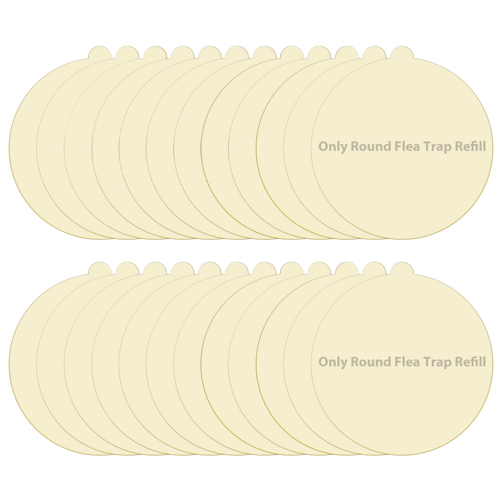 20-Pack Refill Sticky Glue Boards 7" for Indoor Insect Trap Bug Catcher Mosquito Lamp Insect Control