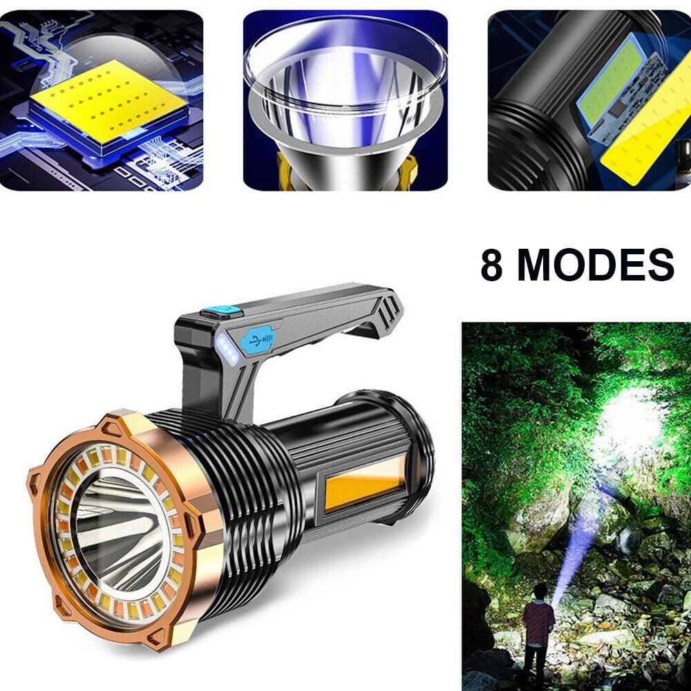 LED 12000000 Lumens Flashlight