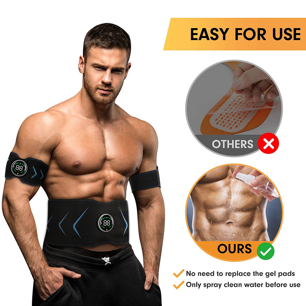 Abdominal Muscle Stimulator Belt Electric ABS Fitness Toner Trainer Workout