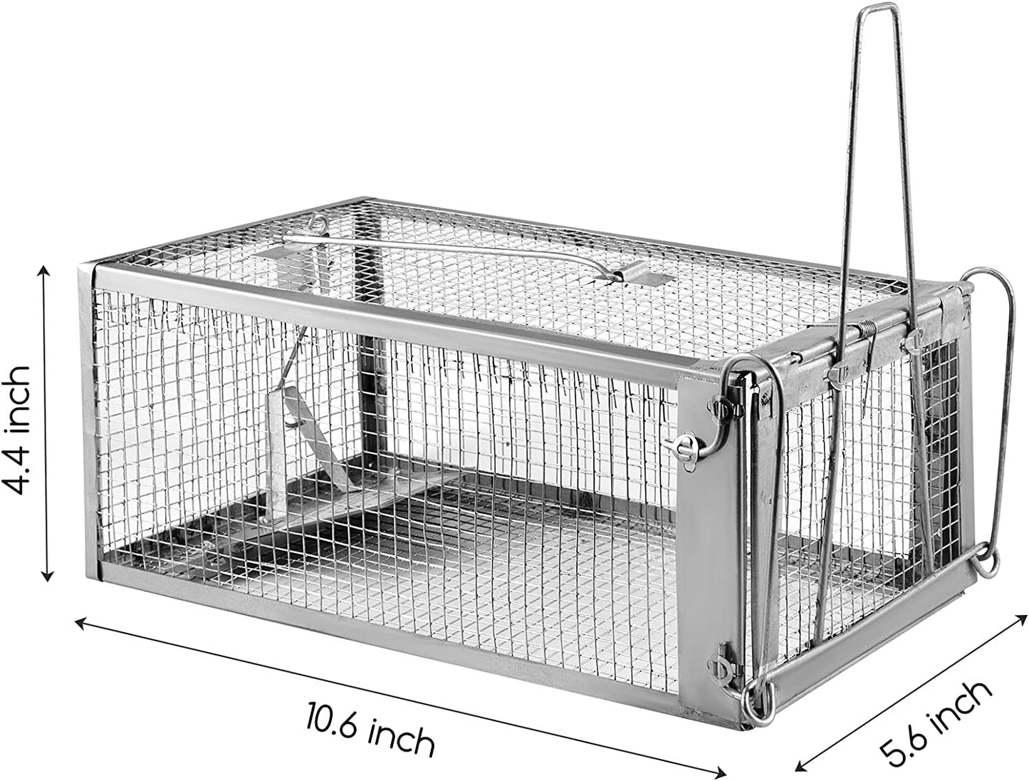 2x Large Rat Trap Cage Live Animal Pest Rodent Mouse Control Catch Hunting Trap