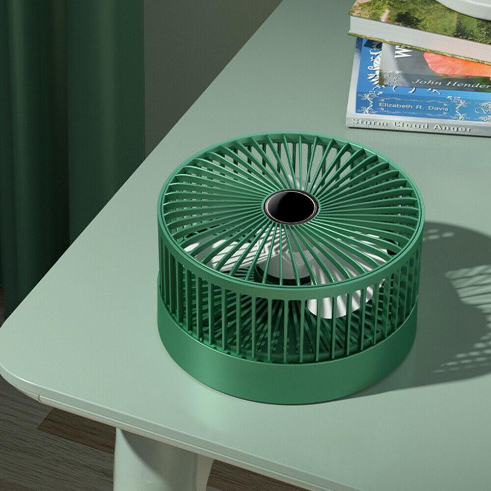 Portable Fan USB Rechargeable Foldable Table Desk Fan Telescopic Floor 3-Speeds