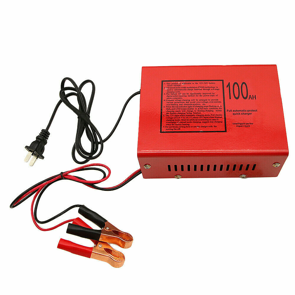 Maintenance-Free Battery Charger 12V/24V 10A 140W Output For Electric Car Best