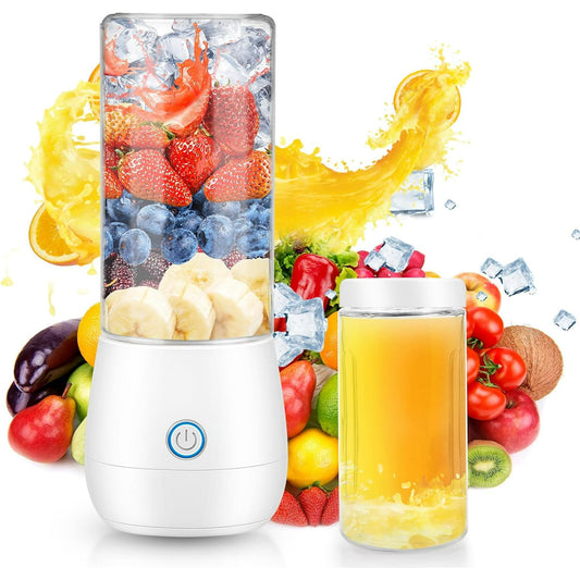 Compact & Portable Blender Juicer Wireless Charging 16 oz Capacity Perfect for Smoothies, Baby Food, and Outdoor Use