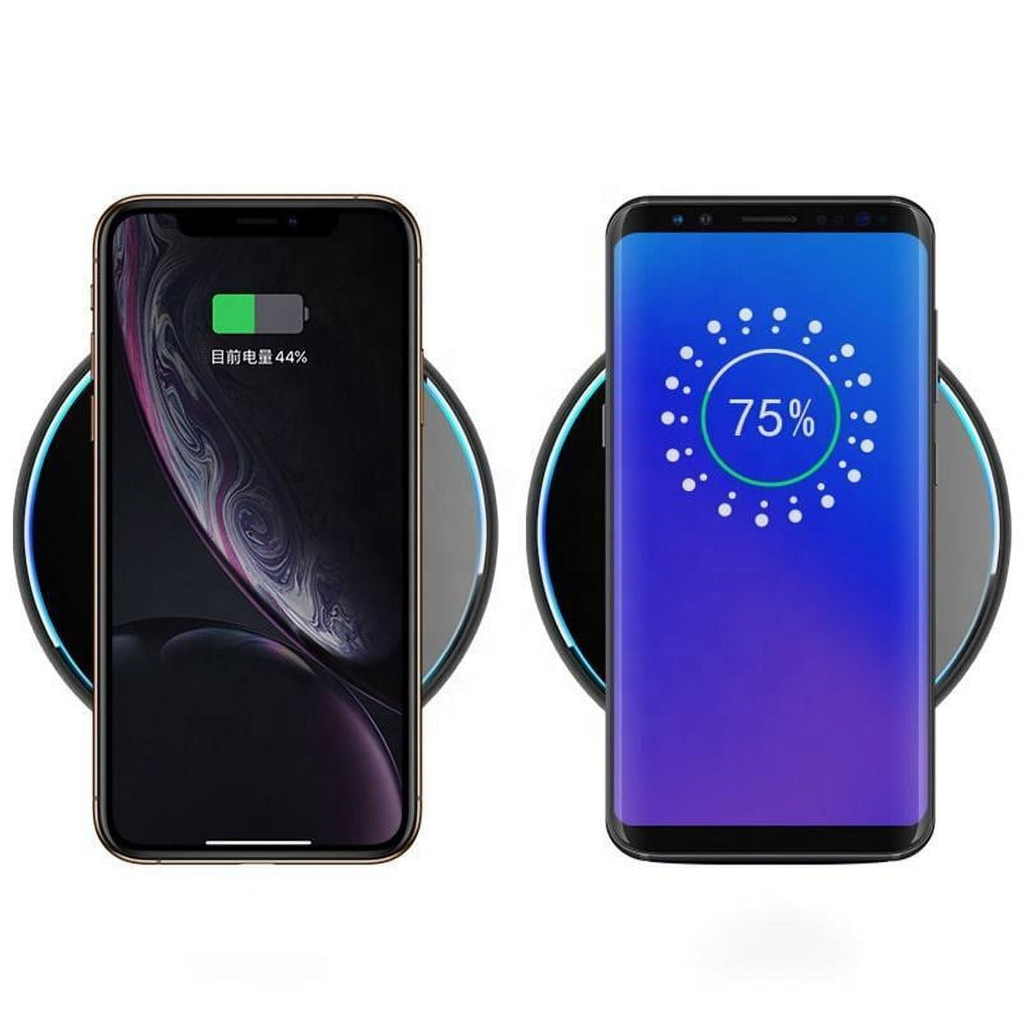 Aluminum Alloy Wireless Charger for iPhone 14, Samsung Galaxy S23 - 30W Power, Portable