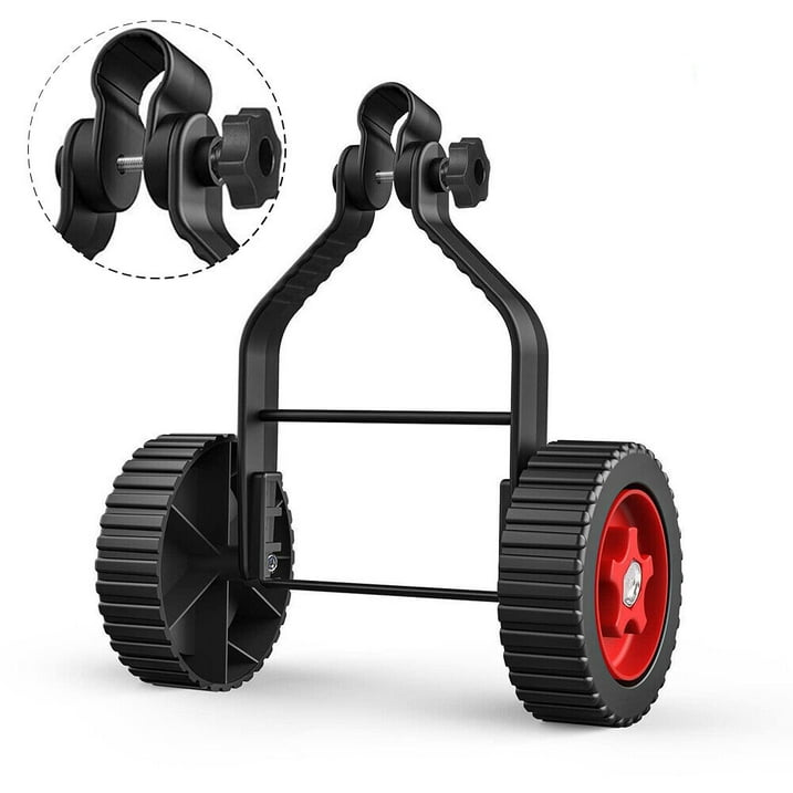 Weed Trimmer Support Wheel, Adjustable Black Stabilizing TrimFit Wheels Weed Trimmers For Landscaping