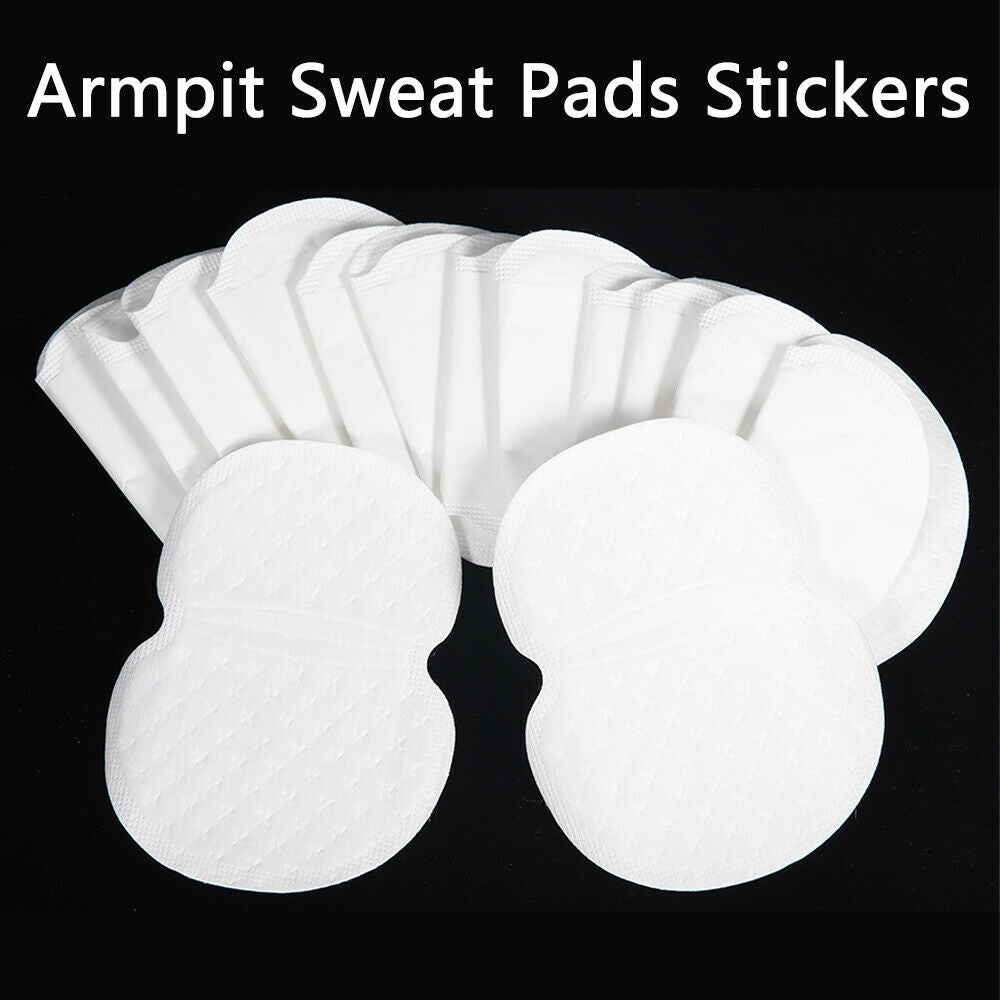 100pcs Underarm Armpit Sweat Pads Stickers Shield Guard Absorbing Fast Ship