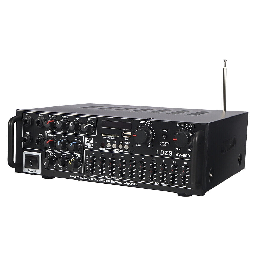 Jinyi 326BT/999BT 5000W Continuous Power 2.0 Channel Audio Power Amplifier