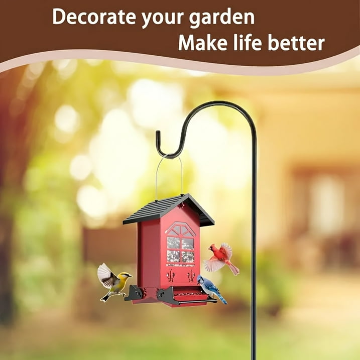 8 Pcs Shepherds Hooks 31.5 inch Metal Garden Shepherds Hooks for Hanging Plants, Lanterns, Solar Lights, Windchime, Weddings Decor