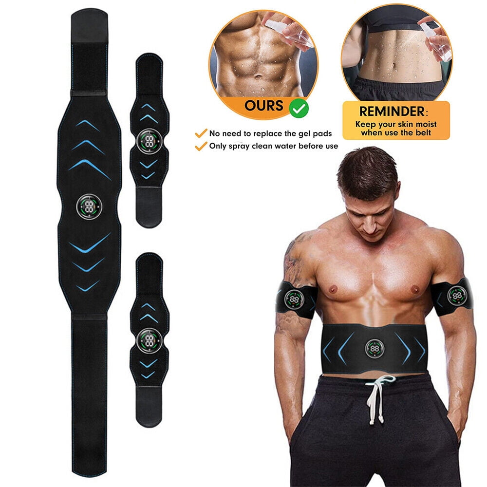 Abdominal Muscle Stimulator Belt Electric ABS Fitness Toner Trainer Workout