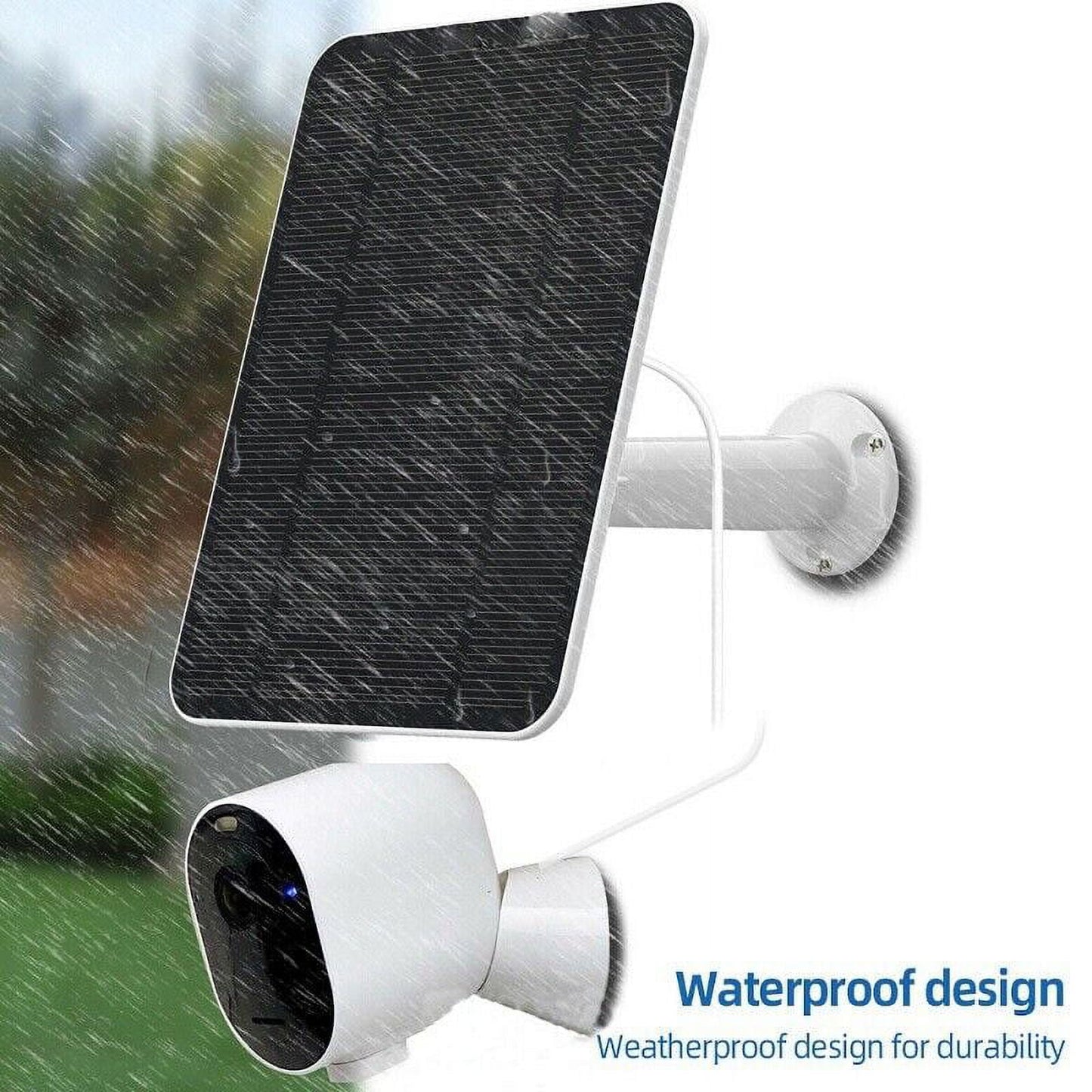 Waterproof Solar Panel Kit Essential Spotlight Camera Doorbell Charger 6 sold in last 24 hours