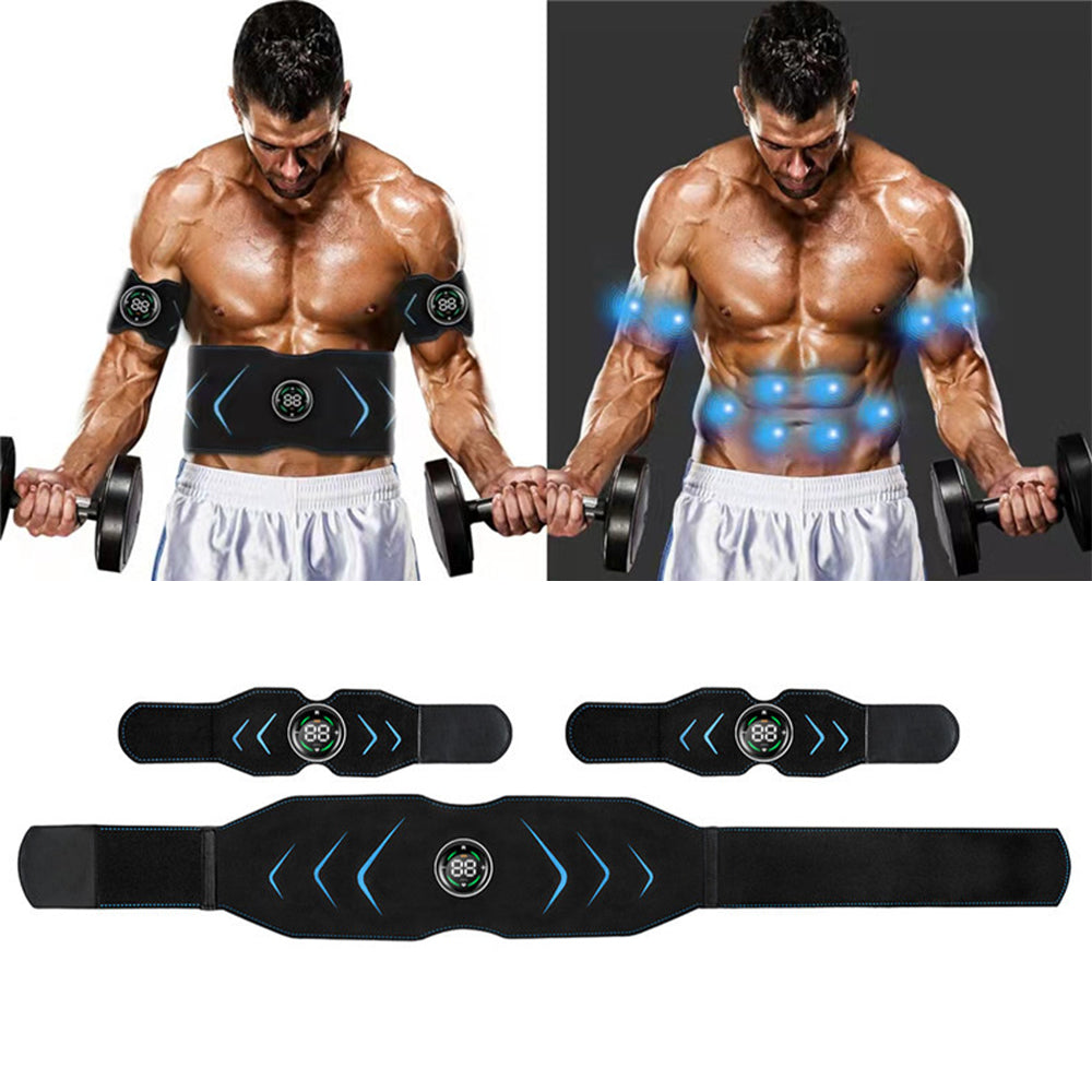 Abdominal Muscle Stimulator Belt Electric ABS Fitness Toner Trainer Workout