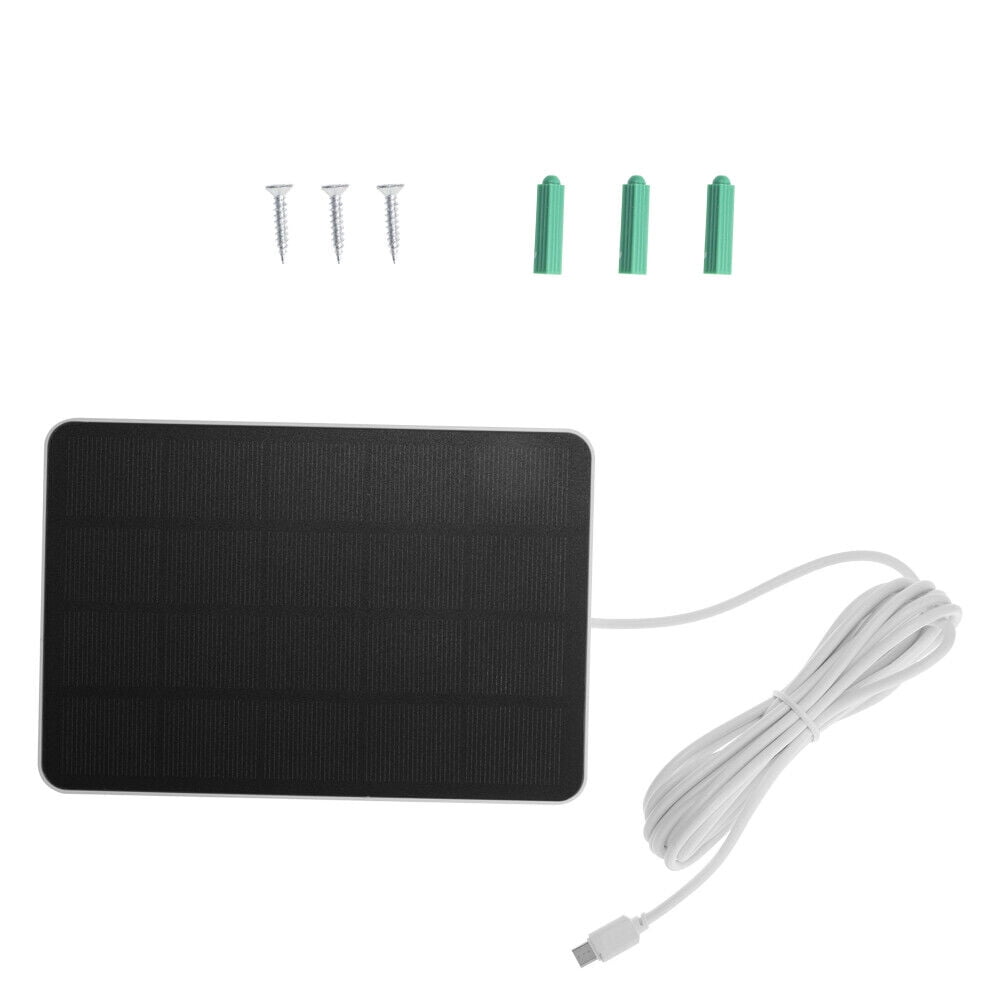 Waterproof Solar Panel Kit Essential Spotlight Camera Doorbell Charger 6 sold in last 24 hours