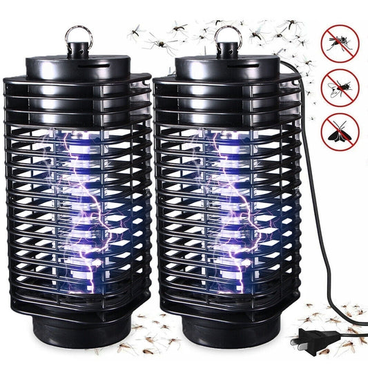 Dual Purpose Indoor Outdoor 2x Mosquito Lamps Electric Insect Killer Zapper LED Light Fly Bug Trap Pest Control Lamp