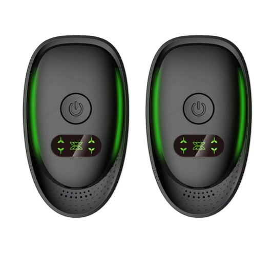 2-Pack Outlet Plug-In HEPA Air Purifier, Black
