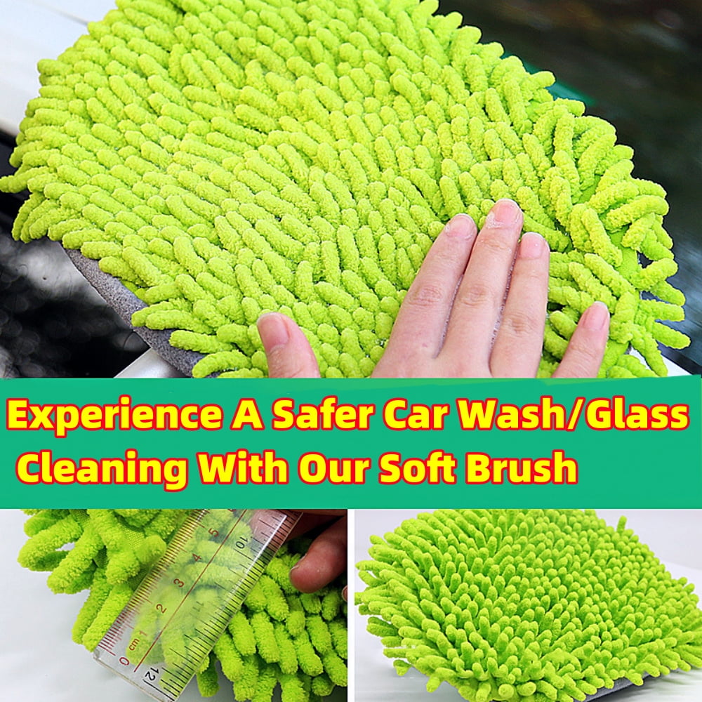 JahyShow Car Wash Brush Extendable Pole Revolving Care Washing Brush Sponge Cleaning Household Glass Cleaning
