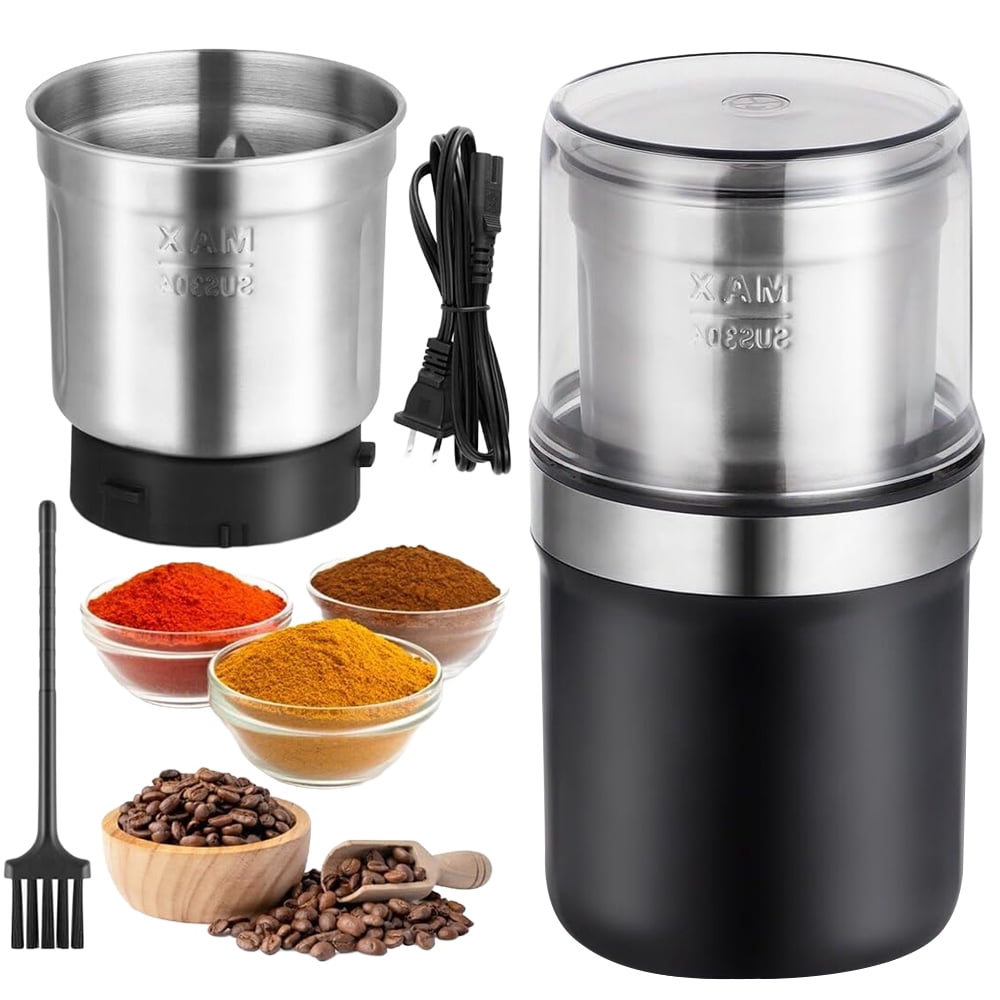 JahyShow Electric Coffee Bean Grinder Nut Seed Herb Grind Spice Crusher Mill Blender