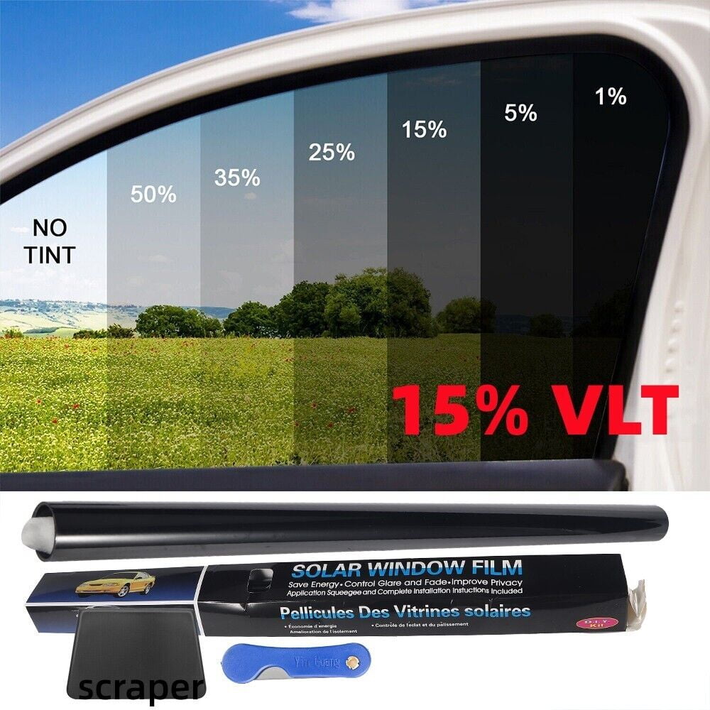 JahyShow Uncut Window Roll Tint Film 15% VLT In FT Feet Car Office Commercial Car Home