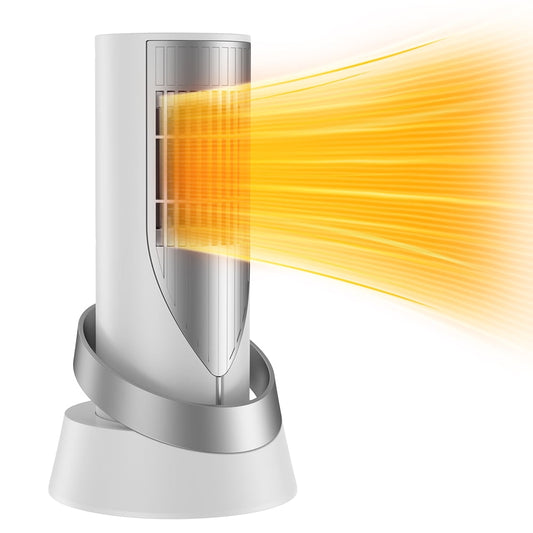 JahyShow Electric Heater, 1200W Portable ETL Space Heater Overheating Tip-Over Protection Heater for Indoor use