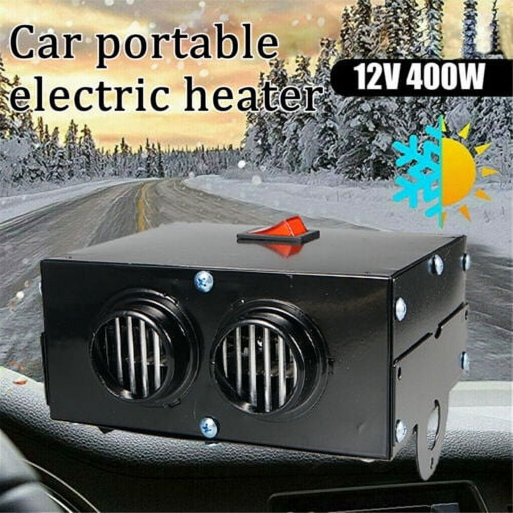 400W 12V Car Truck Auto Portable Electric Heater Heating Cooling Fan Defroster