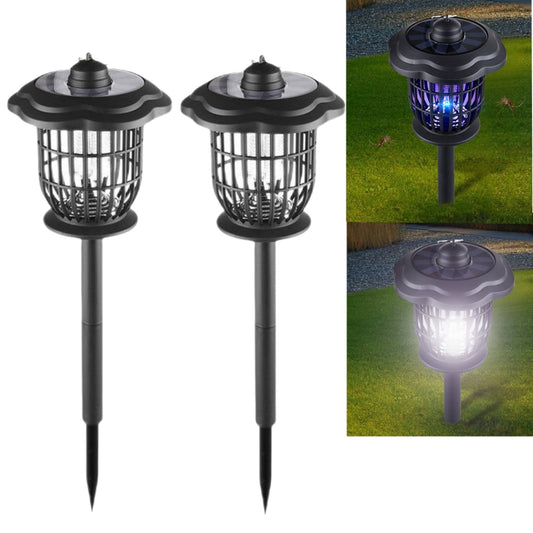 Outdoor Mosquito Killer Light, 2 Pack, Waterproof LED Bug Zappers for Yard & Patio