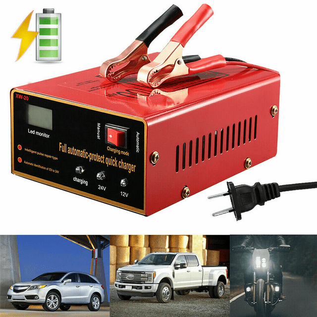 Maintenance-Free Battery Charger 12V/24V 10A 140W Output For Electric Car Best