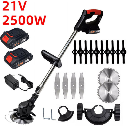 Cordless Weed Wacker, 21V Lawn Mower with 2000mAh Battery