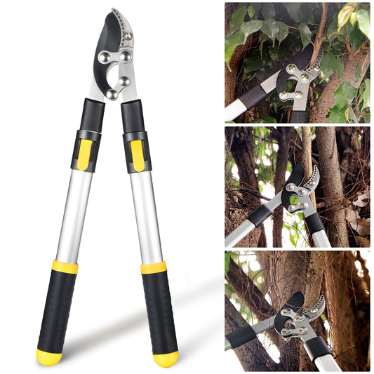 Pruning Shears, 28 inch Extendable Branch Cutter Tree Pruner Thick Branches Cutting Garden Loppers for Gardening