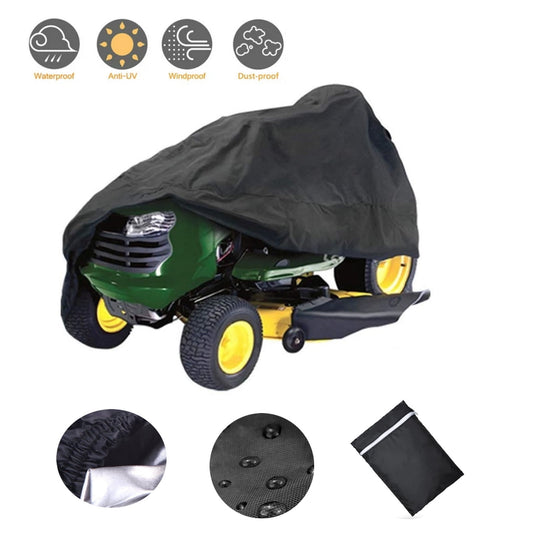 Riding Lawn Mower Cover, Tractor Cover Waterproof Up to 54'' Decks Riding Lawn Tractor Cover Polyester Oxford