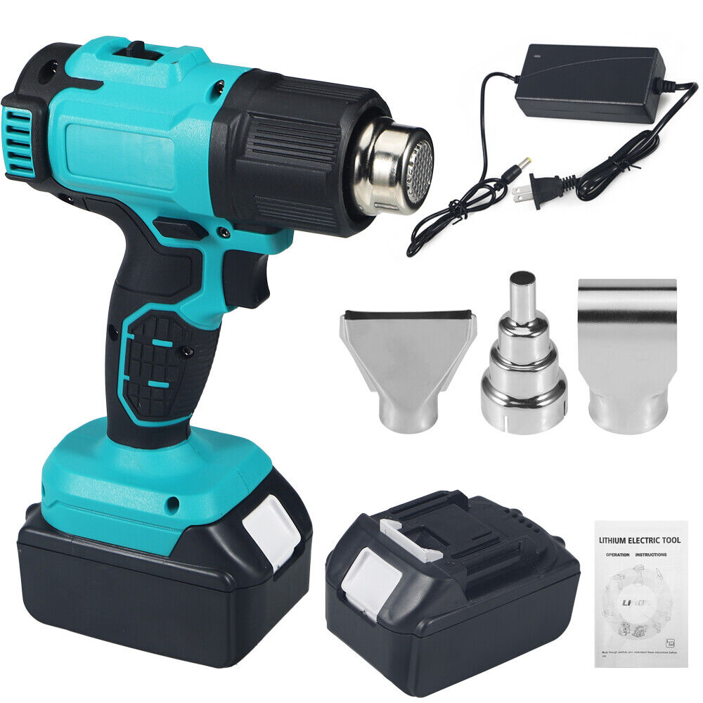 Portable Handheld Cordless Electric Heat Gun with 1500mAh Battery - Welding Gun Kit