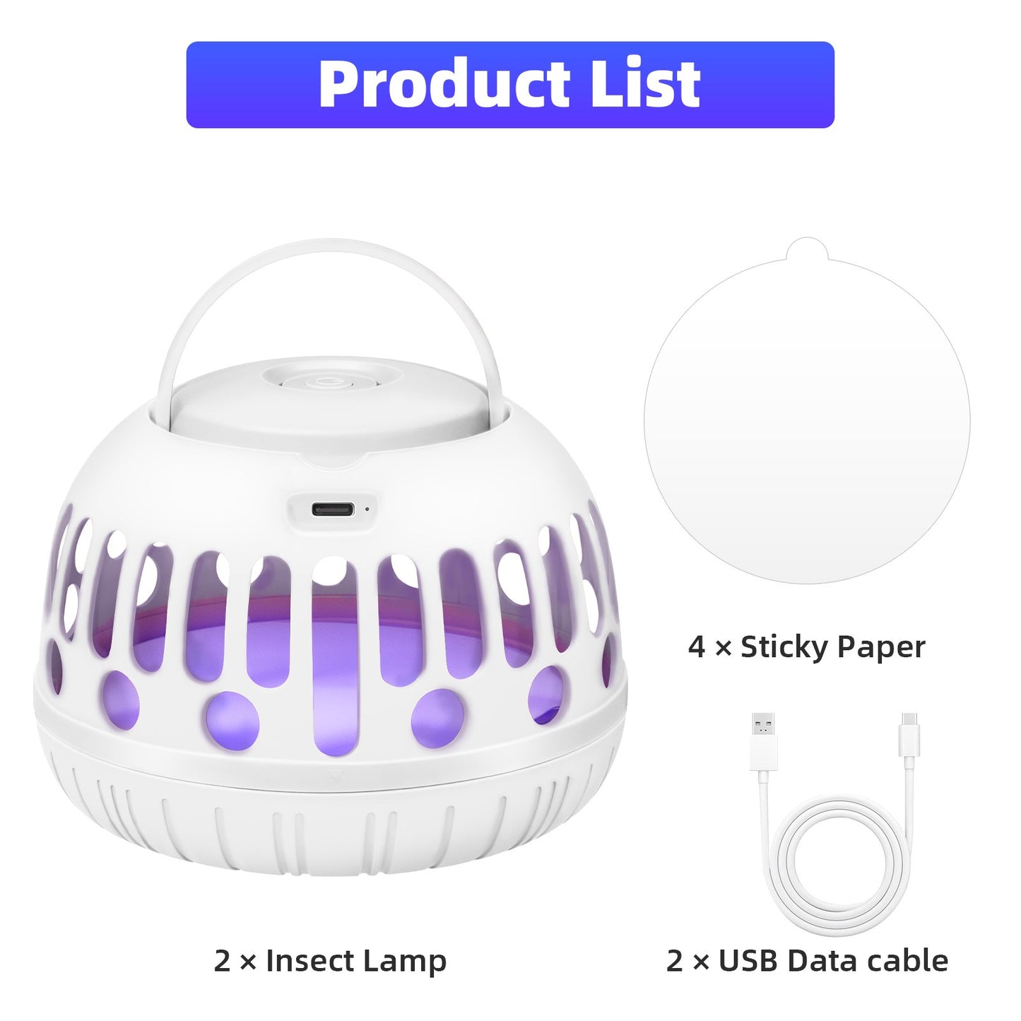 2-Pack Flea Trap Featuring 4 Sticky Discs Electric Wires Perfect For Pet Safety Indoor Outdoor Pest Management