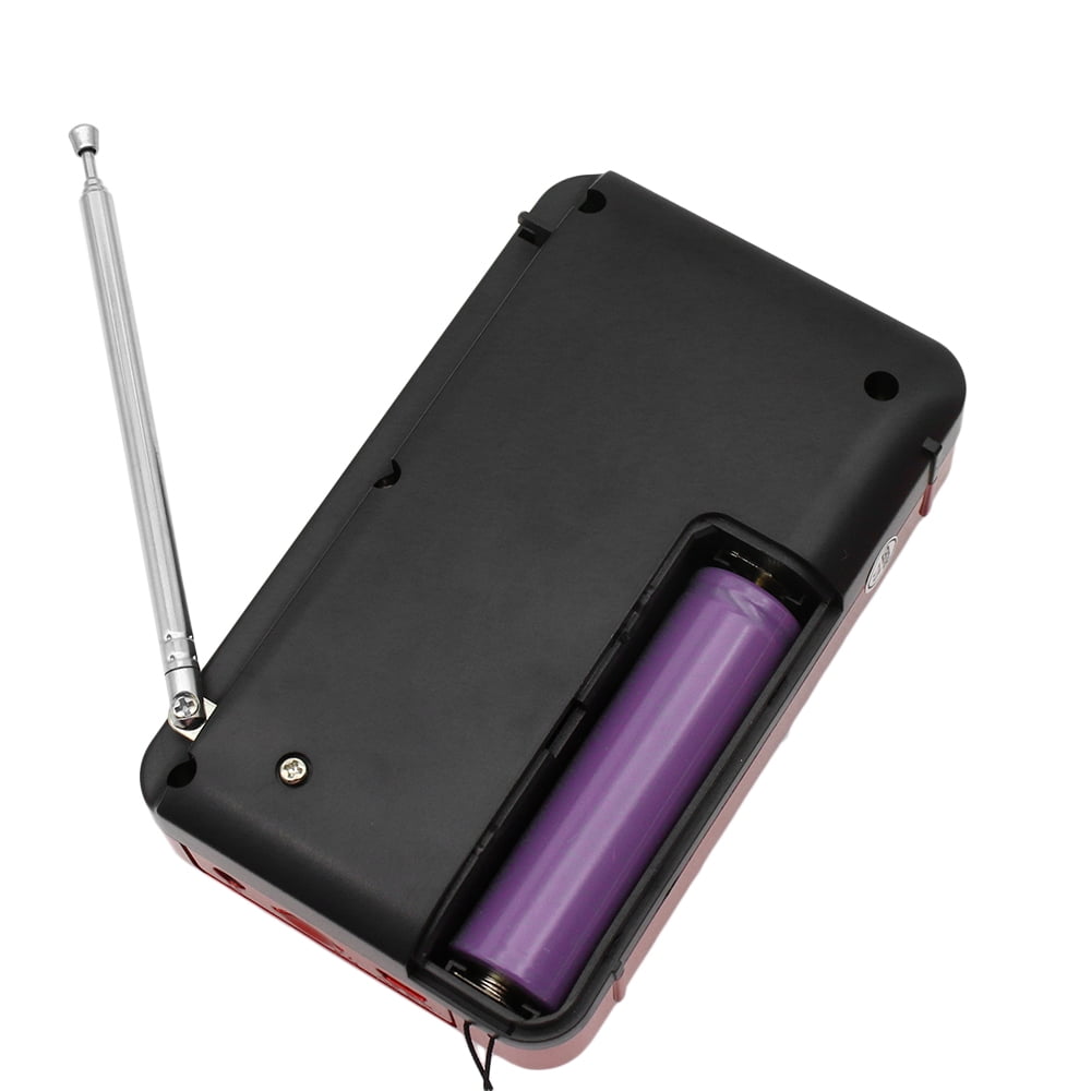 Rechargeable Portable FM Radio Digital LCD Speaker MP3 Music Player USB TF Fast