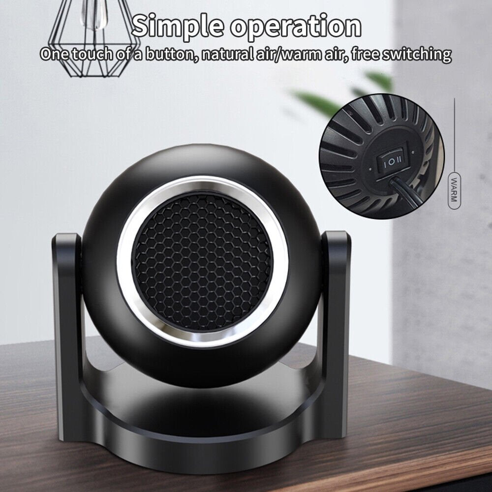 120W Electric Car Heater 12V Heating Fan Defogger Defroster Demister Portable